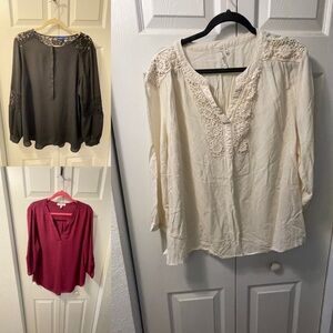 Lot of 3 blouses xl